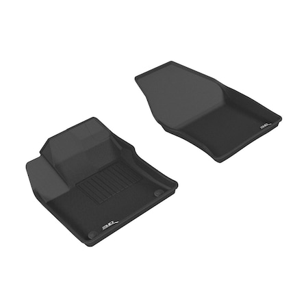 3D Maxpider Carbon Fiber Embossed Pattern Kagu Black 1st Row for 2016 Toyota Prius L1TY20911509